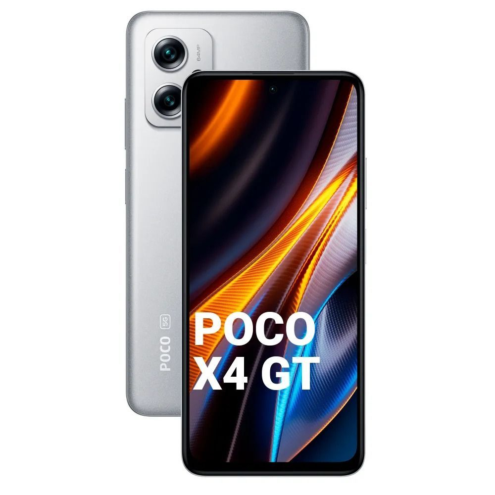 Смартфон Xiaomi POCO X4 GT 8/256 ГБ серебристый