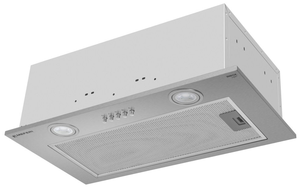 Полновстраиваемая вытяжка Meferi INBOX52IX LIGHT фото 2