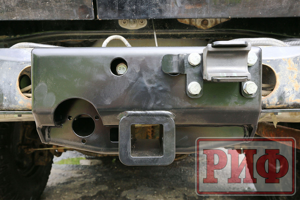 Калитка с фаркопом в штатный задний бампер Toyota Land Cruiser 105 РИФ