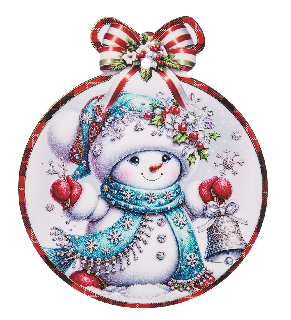 CT-10/2 Подставка под горячее «Снеговик»