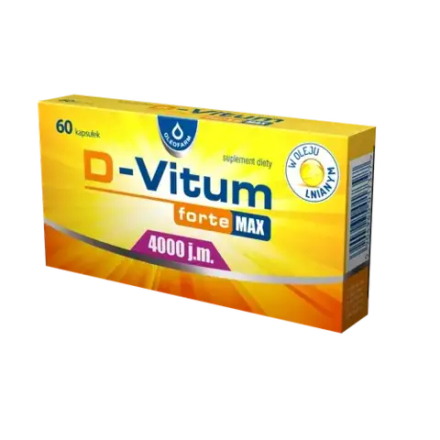 Д-Витум Форте Макс 4000 МЕ. - 60 капсул