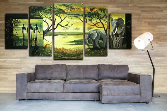 Модульная картина"Саванна"