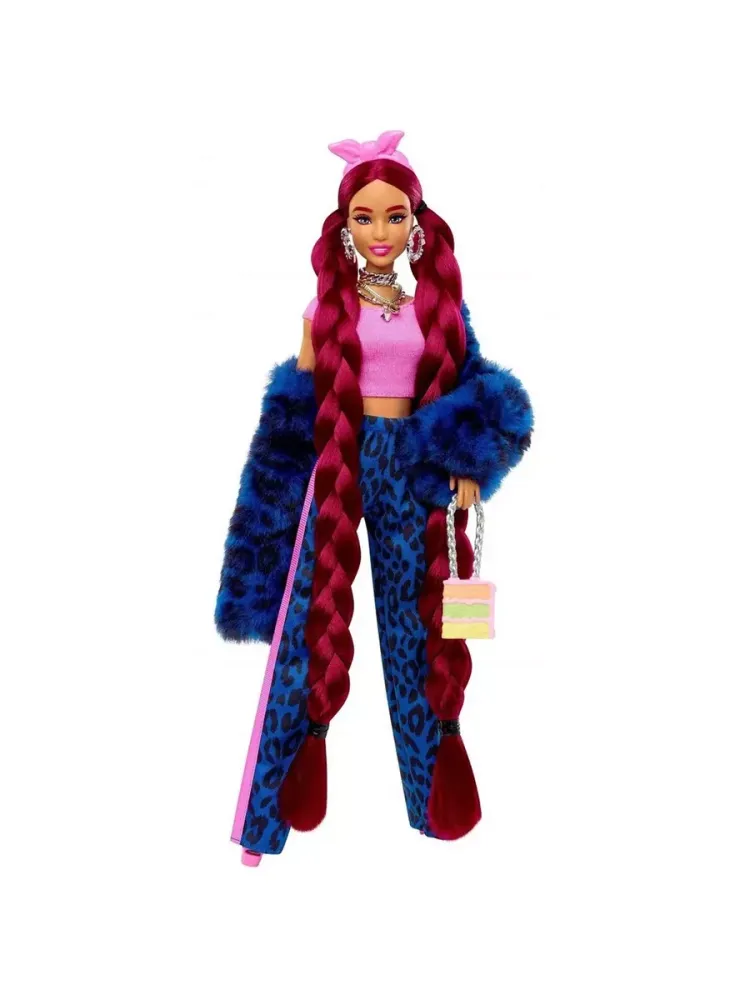 Кукла Барби Экстра в синем спортивном костюме HHN09