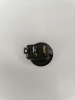 Выключатель клавишный круглый 12В 20А (3с) ON-OFF черн. подсветка син. (RWB-215 MIRS-101Е-8С/D) 36-2581, Переключатель