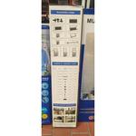 Напольная вешалка для одежды, с этажеркой для обуви 2в1 "New simple floor Clothes Rack" 4яруса- 80х26.5х154 / 5ярусов- 80х26.5х171см