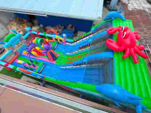 Коммерческий надувной батут «Подводное приключение», 14*7*6,9 м