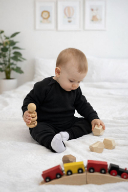 Флисовый комбинезон-трансформер RinaAmari Черный