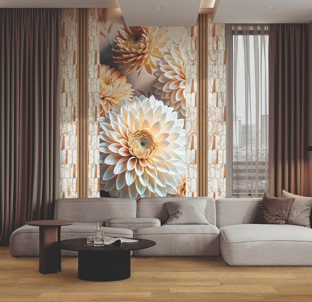 Панель ПВХ 3D Starline Пленительная Красота фон 2700х250 мм