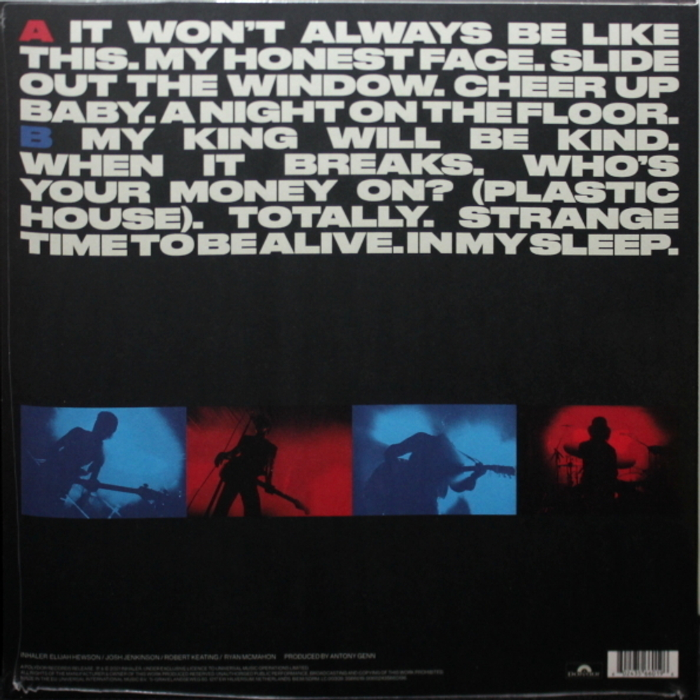 Inhaler / It Won't Always Be Like This (Coloured Vinyl)(LP)