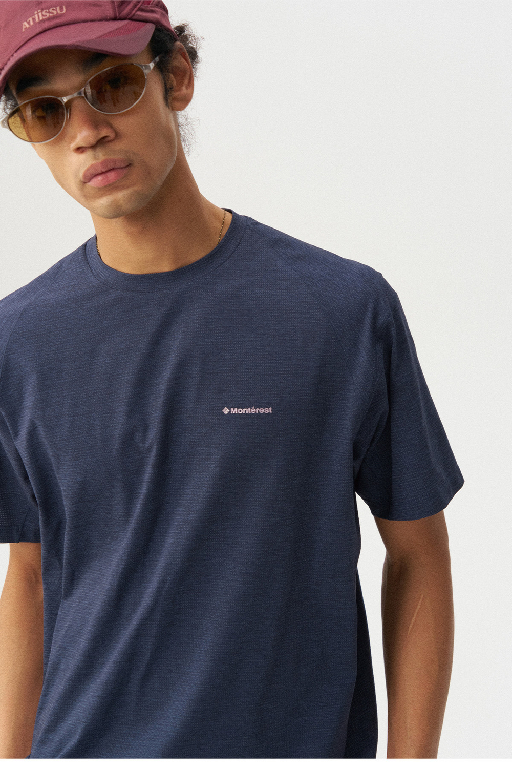 Футболка Nothomme Monterest Regular Logo синий