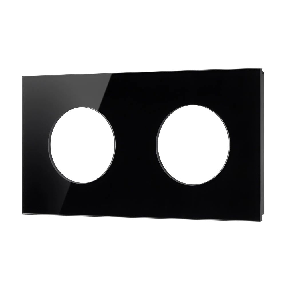 Рамка стеклянная FRM-GLARE-GC-2-BK (Arlight, -) 043836