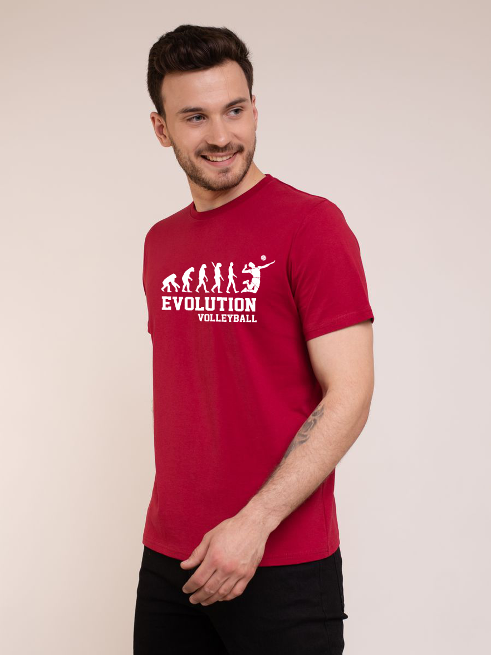 Футболка мужская "VOLLEYBALL EVOLUTION"