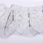 Гирлянда для дома ЛЕНТА ДЕКОРАТИВНАЯ «Волшебство» 2,0 м, 6 см, 20 ламп LED (на батарейках), Серебро (подсветка белый)