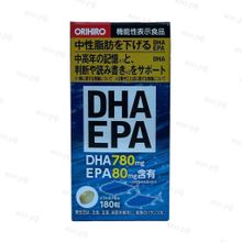 Омега-3 Orihiro с высоким содержанием полиненасыщенных жирных кислот DHA+EPA+DPA, 180 штук на 30 дней