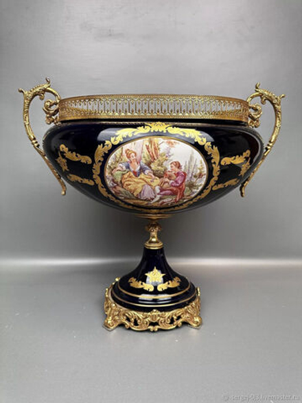 Винтаж: Ваза для середины стола