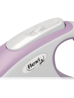 Поводок-рулетка Flexi New Comfort S. Лента 5 м. для собак до 15 кг. Розовый