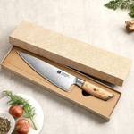 Кухонный нож Xinzuo B37S Chef нож 8,5 дюймов клинок 3 Layers Composite рукоять дерево pakka, длина лезвия 21,2 см
