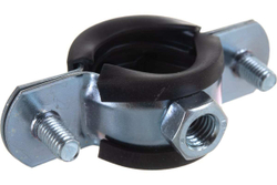Трубный хомут с гайкой ЗУБР 3/4", 9 штук, оцинкованный 37850-25-29