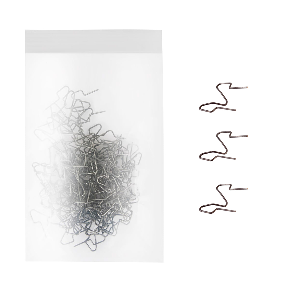 WDK-620120-2 Скобы с внутренним углом для ремонта пластиковых деталей 0.8 мм. Упаковка 100 шт