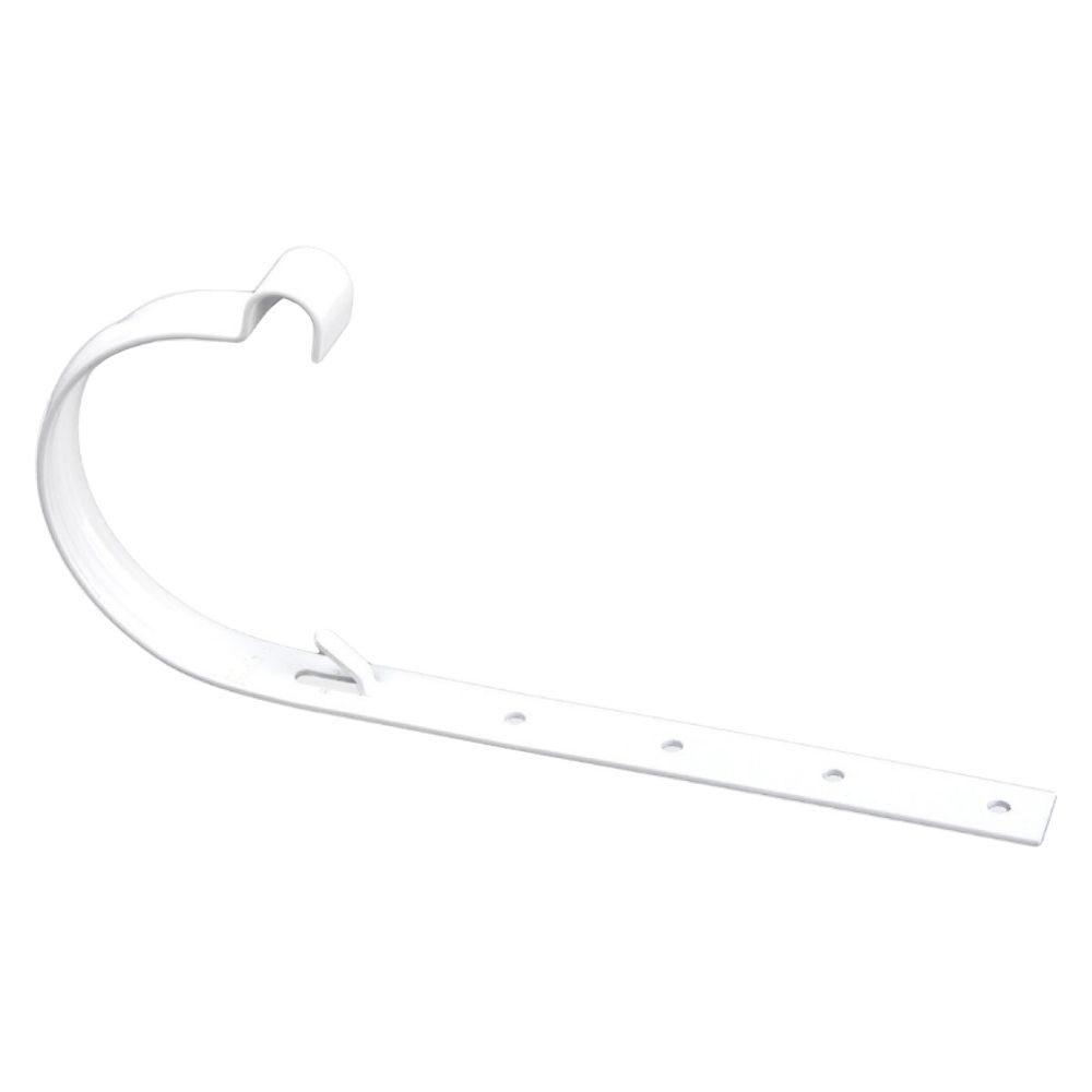 Кронштейн желоба металлический Альта-Профиль Элит Квадо Белый 125 мм