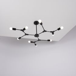 Люстра На Штанге Late D103 Black By Imperiumloft