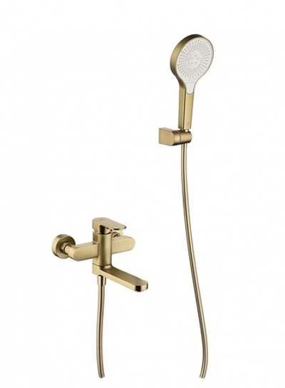 06132-S Смеситель од. для ванны кор. (Мат. Золото)  GANZER  (8/1шт)