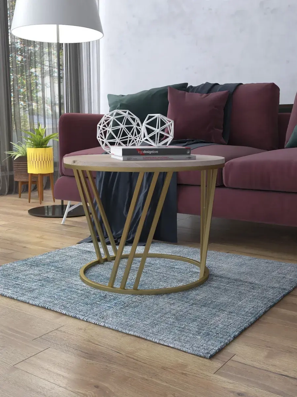 Журнальный стол Адидас - ЗД - МДФ в ПВХ