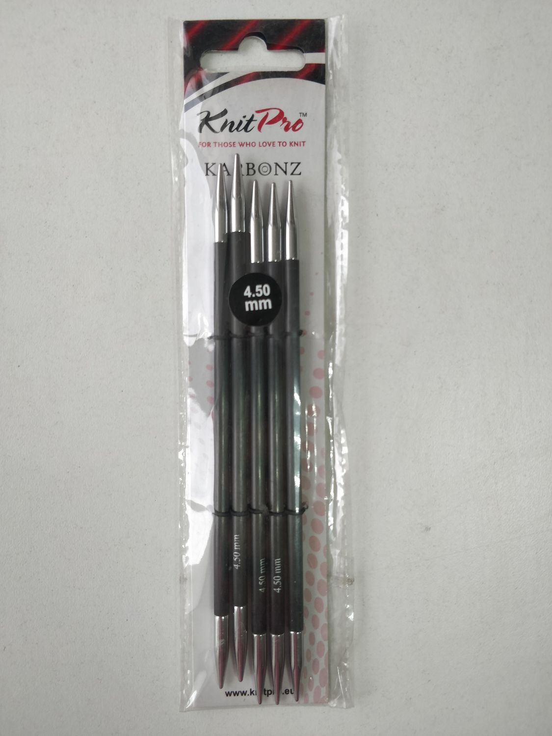 Knit Pro Karbonz чулочные спицы 15см