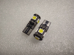 T10 - W5W (12-24V) / Светодиодная лампа W5W, 5 диодов, белый (за 1 шт.)