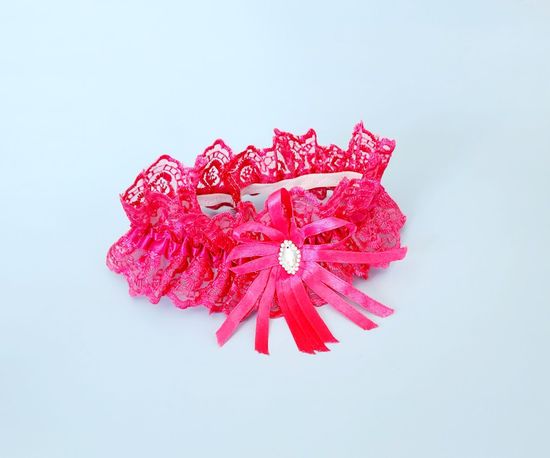 Комплект фиолетовых подвязок