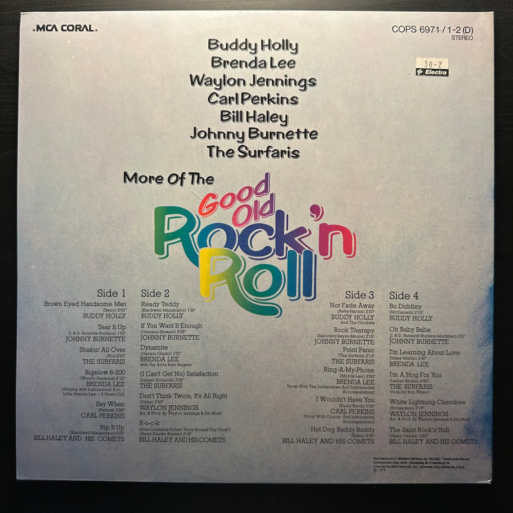 Сборник More Of The Good Old Rock'n Roll 2LP (Германия 1973г.)