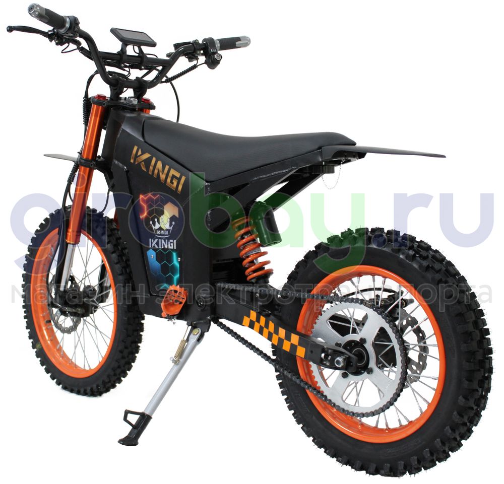 Электромотоцикл IKINGI WISH 01 1500W (52V/30Ah) - Оранжевый фото №7