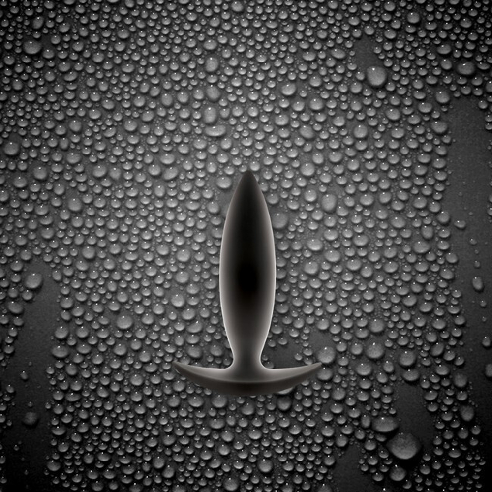 Малая силиконовая анальная пробка для ношения Renegade Spade Small (10,3 см , черный) (Цвет: черный)