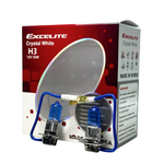 Лампа H3 55W 12V CW PK22s Excelite комплект белый свет