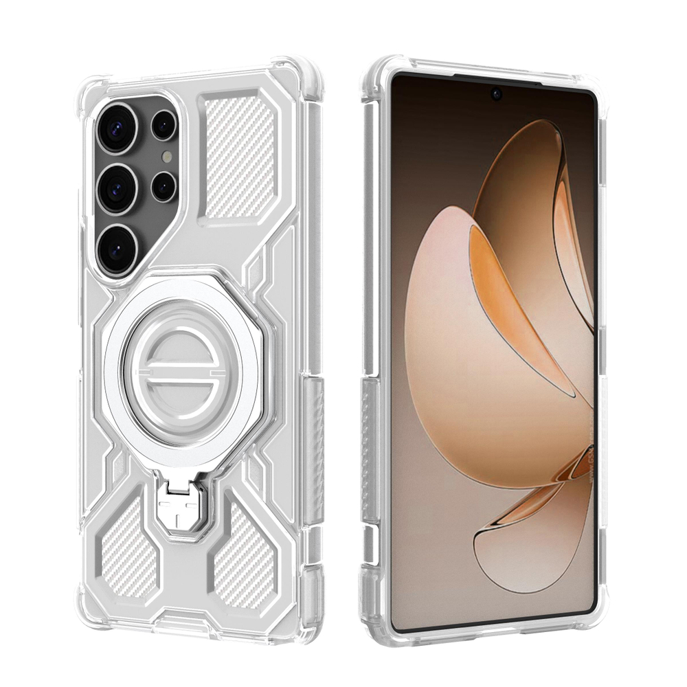 Прозрачный силиконовый чехол Expressive Clear Case для Samsung Galaxy S25 Ultra