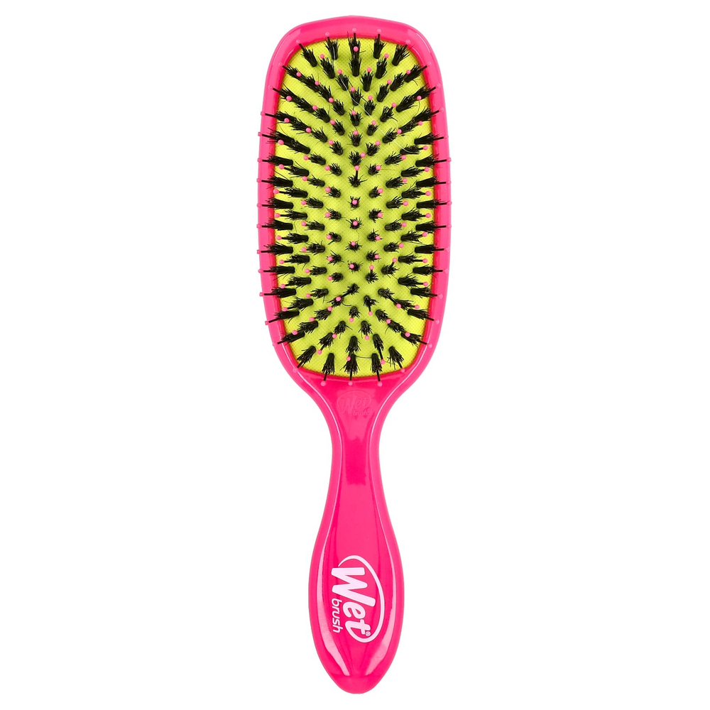 Wet Brush, кисть для усиления блеска, уход, розовый, 1 шт.