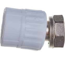 Муфта с накидной гайкой ППР 32 х 1" ВР VALFEX PP-R полипропиленовая белая
