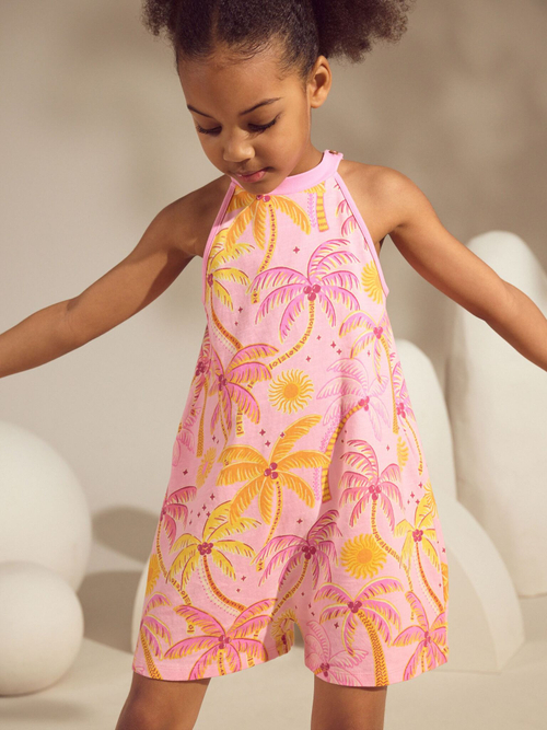 Комбинезон летний для девочки Next AK4-721, Розовый