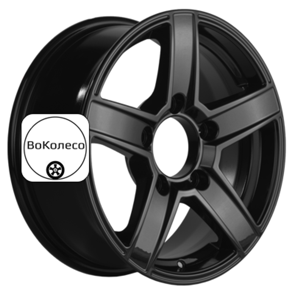 6,5x16/5x139,7 ET40 D98,5 KHW1614 (Niva 4x4) Black Khomen Wheels