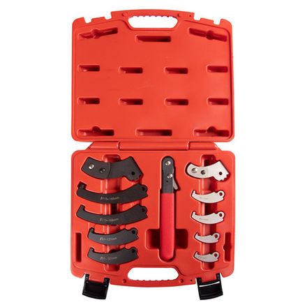 Цена на МАСТАК (026-00011C) Набор ключей радиусных шарнирных 19-166 мм, кейс, 11 предметов