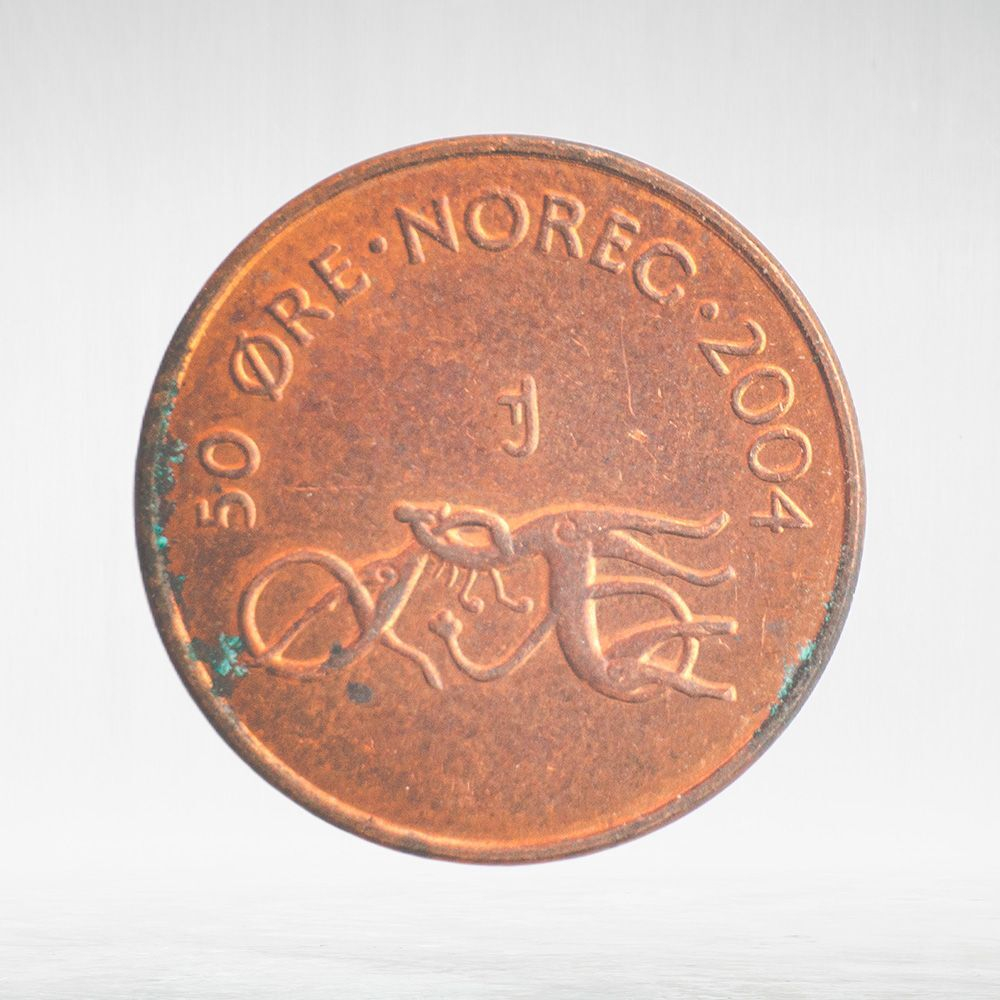 Norway, 50 Øre, 2004, VF