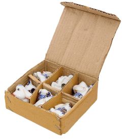 С 029 Фигурка «Две собачки» 3,5' син. (GE)