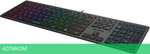 Клавиатура A4Tech Fstyler серый/неоновая подсветка (FX60H GREY/NEON)