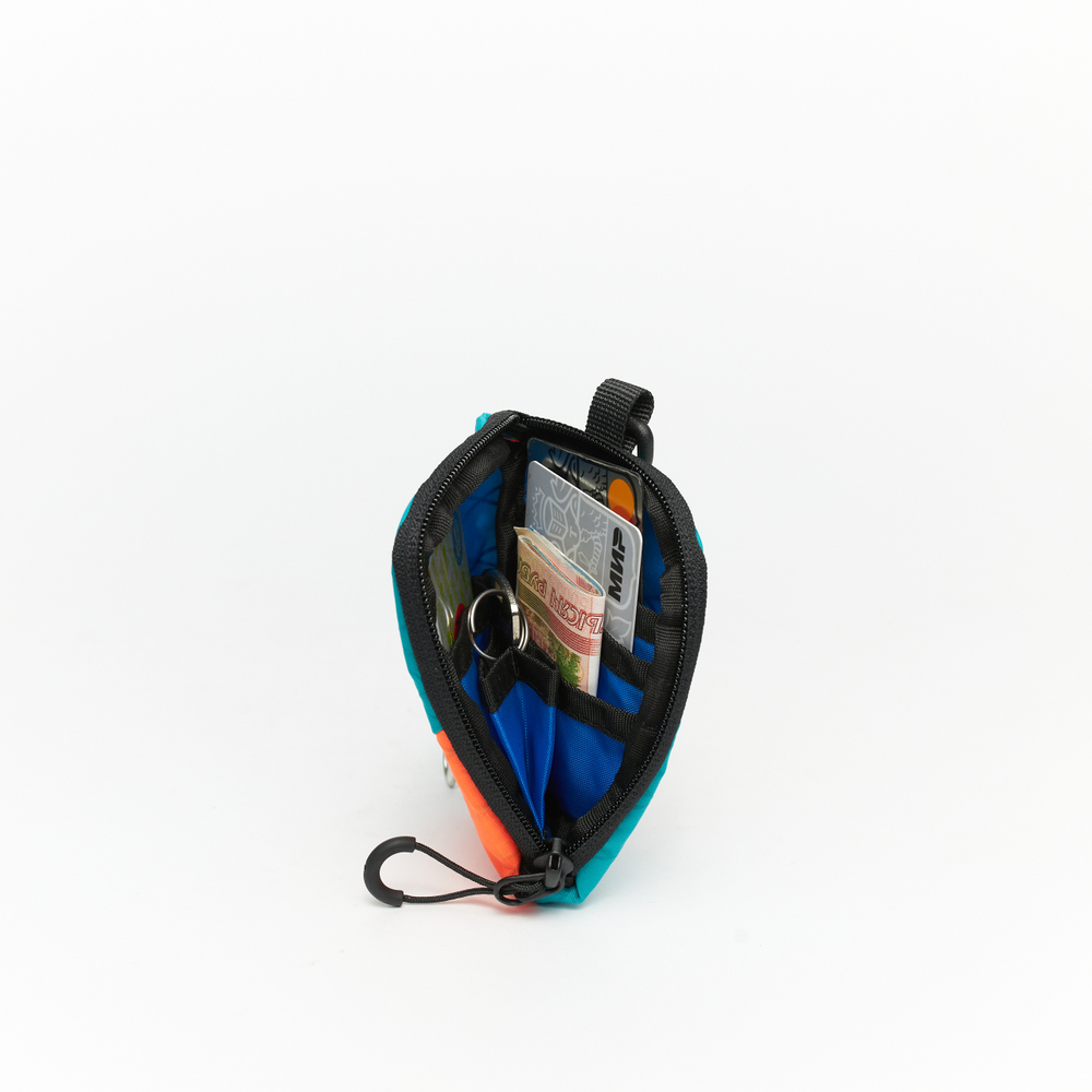 Кошелек Bow Wallet мятный/оранжевый