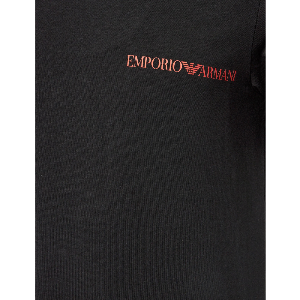 Набор мужских футболок 2в1 черные Emporio Armani 111849_4F717 23820