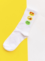 Носки д/девочки T447 белый р.20 (Батик), 1 шт.