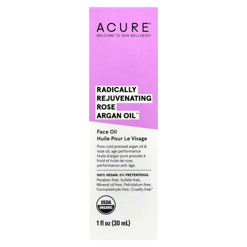 ACURE, Radically Rejuvenate, масло розы и арганы, 30 мл (1 жидк. унция)