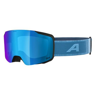 2025 Маска ALPINA Taos Q-Lite Black-Smoke-Blue/Q-Lite Blue кат. 2