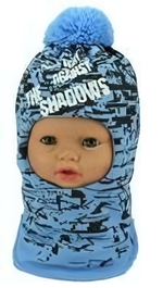 Шлем-капор для мальчика р.46-48 (Мегашапка) 59115