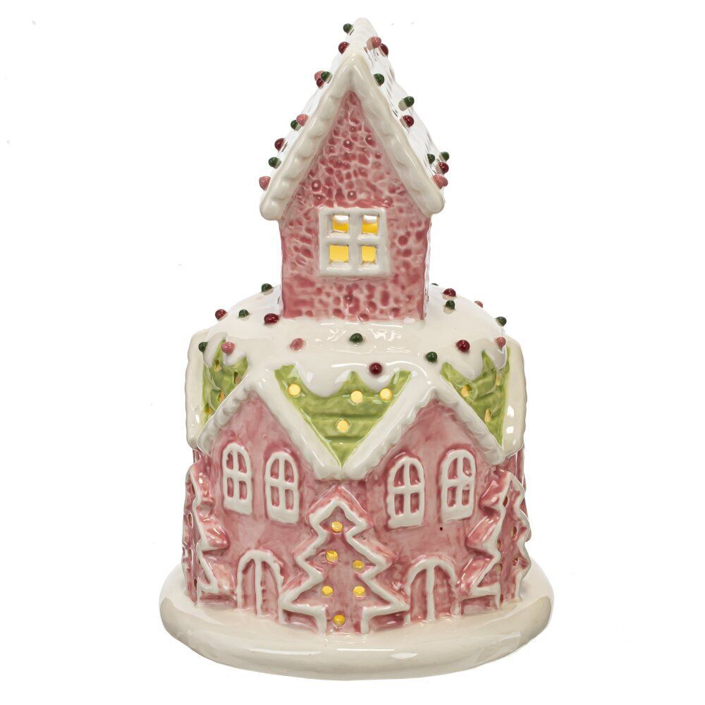 GAEM Фигурка декоративная "Домик" с подсветкой (LR44х3 ), L11,5 W11,5 H17,5 см, 2в.